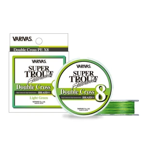 FIR VARIVAS SUPER TROUT ADVANCE DOUBLE CROSS PE 8X 100m 11.4lb 0.15mm Light Green Fluo FIR VARIVAS SUPER TROUT ADVANCE DOUBLE CROSS PE 8X 100m 11.4lb 0.15mm Light Green Fluo