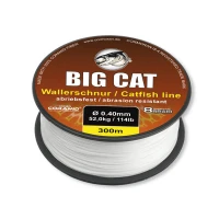 Fir Cormoran Textil Big Cat 8x Braid, White, D=0.40mm, 68kg, 300m Fir Cormoran Textil Big Cat 8x Braid, White, D=0.40mm, 68kg, 300m