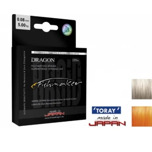 Fir Dragon Fishmaker Toray Braid 15.2kg/0.16 Mm/orange Fluo