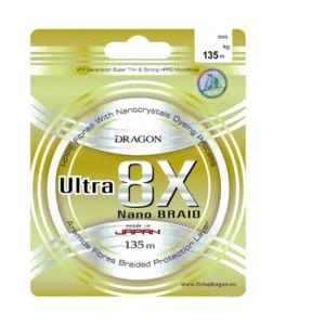 Fir Dragon Ultra 8x Nano 135m Green Fluo 0.06mm / 5.4kg / Green Fluo