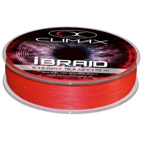 Fir Fir Textil Climax Ibraid Fluo Red 135m 0.12mm 9.2kg