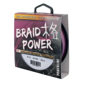 Fir Powerline Braid Power Galben Mov 0.16mm 110m