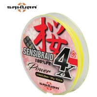 Fir, Sakura, Sensibraid, 4X, 0.20mm, 150m, Chartreuse, 634saple40010.20-cha, Fire Textile Rapitori, Fire Textile Rapitori Sakura, Sakura