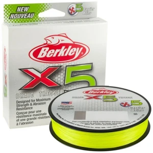 Fir Textil Berkley X5 Fluro Verde 0.12mm/12.0kg/150m