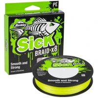 Fir Textil Berkley Sick Braid, Hv Yellow, 150m, 0.29mm, 26.4kg