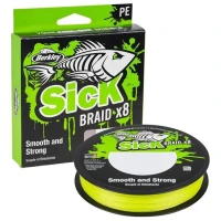 Fir Textil Berkley Sick Braid, Hv Yellow, 300m, 0.08mm, 6kg Fir Textil Berkley Sick Braid, Hv Yellow, 300m, 0.08mm, 6kg