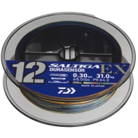 Fir Textil DAIWA Saltiga Durasensor X12 EX+SI3 Multicolor, 0.14mm, 300m, 12kg