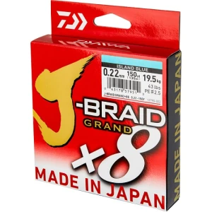 Fir Textil Daiwa J-braid Grand X8 Albastru 135m 0.13mm 8.50kg