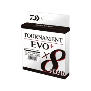 Fir Textil Daiwa Tournament 8xbraid Evo+ Alb 0.16mm 135m 12.2kg