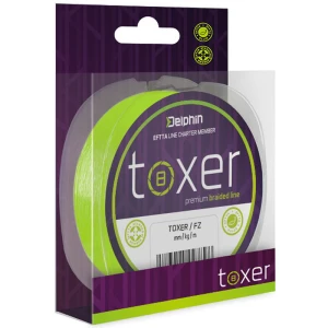 Fir Textil Delphin Toxer Verde Fluo, 0.16mm, 7.7kg, 80m
