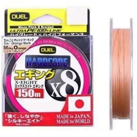 Fir Textil Duel Hardcore x8 Braid, Milky Orange, 0.132mm, 5.8kg, 150m Fir Textil Duel Hardcore x8 Braid, Milky Orange, 0.132mm, 5.8kg, 150m