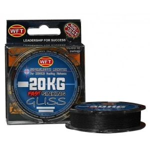 Fir Textil Feeder WFT Gliss Sinking Black 0.25mm 150m 20kg Fir Textil Feeder WFT Gliss Sinking Black 0.25mm 150m 20kg