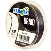 Fir Textil KAMASAKI Braid Grey, 0.16mm, 13.5kg, 100m Fir Textil KAMASAKI Braid Grey, 0.16mm, 13.5kg, 100m