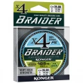 Fir Textil Konger Braider X4 Fluo Green 0.18mm, 17.3kg, 150m
