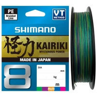Fir Textil Shimano Kairiki 8 Braided Line, Multi Color, 300m, 0.42mm, 46.70kg