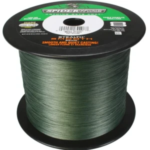 Fir Textil SPIDERWIRE Stealth Smooth 8, Moss Green, 1800m, 0.40mm