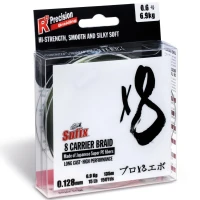 Fir Textil Sufix Carrier Braid X8 Stealth Green, 0.128mm, 120m