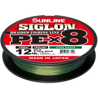 Fir Textil SUNLINE Siglon PE X8, Dark Green, 0.187mm, 9.2kg, 150m