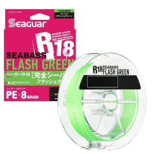 Fir Textil Seaguar R18 Seabass Flash Green 150m, 0.165mm, 8.6kg Fir Textil Seaguar R18 Seabass Flash Green 150m, 0.165mm, 8.6kg