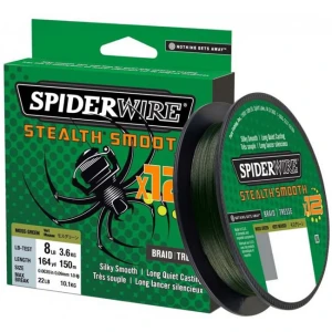 Fir Textil Spiderwire Stealth Smooth 12 Verde 150m, 0.05mm, 5.4kg