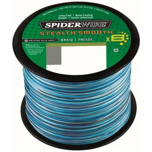 Fir Textil Spiderwire Stealth Smooth 8 Blue Camo 2000m, 0.33mm, 38.1kg Fir Textil Spiderwire Stealth Smooth 8 Blue Camo 2000m, 0.33mm, 38.1kg