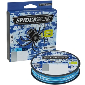 Fir Textil Spiderwire Stealth Smooth 8 Blue Camo 300m, 0.15mm, 16.5kg