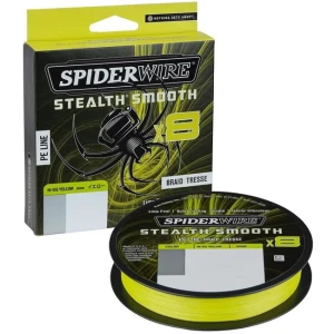 Fir textil spiderwire stealth smooth 8 hi-vis yellow 0.06mm 5.4kg 150m