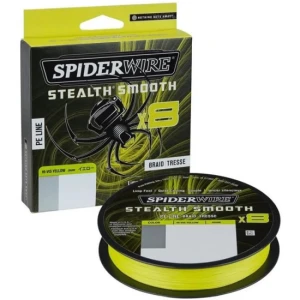 Fir Textil Spiderwire Stealth Smooth 8 Hi-Vis Yellow, 0.19mm, 18.00kg, 150m Fir Textil Spiderwire Stealth Smooth 8 Hi-Vis Yellow, 0.19mm, 18.00kg, 150m