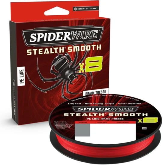 Fir Textil Spiderwire Stealth Smooth 8 Rosu 150m, 0.07mm, 6kg -1515681  (SpiderWire)