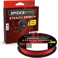 Fir Textil Spiderwire Stealth Smooth 8 Rosu 150m, 0.09mm, 7.5kg
