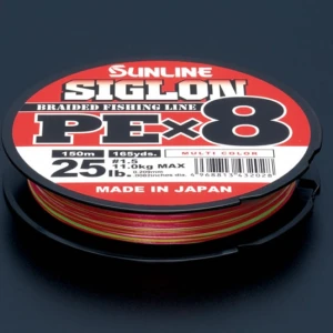 Fir Textil Sunline Siglon Pe X8 Multicolor 25lb 0.209mm 100m