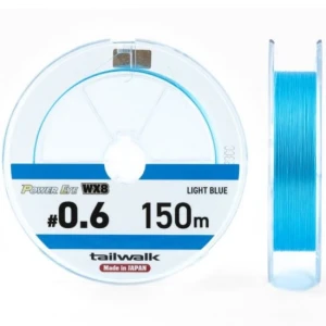Fir Textil Tailwalk Power Eye Wx8, Light Blue, 150m, 0.135mm, 14lbs/6.4kg