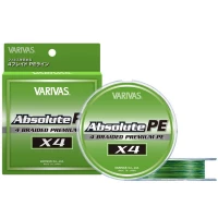 Fir Textil Varivas Absolute Premium PE X4 Marking Green, 150m, 0.085mm, 7lb