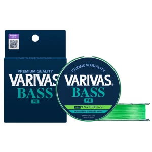 Fir Textil Varivas Bass Pe X4 Flash Green, 150m, 0.148mm, 15lb