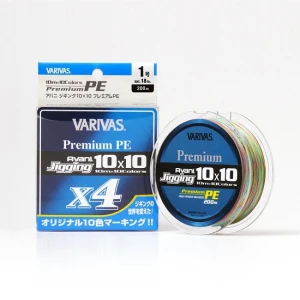 Fir Textil Varivas Fir Avani Jigging 10x10 Premium Pe X4 200m 15lb 10mx10 Culori