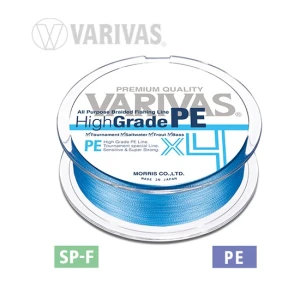 Fir Textil Varivas Fir High Grade Pe X4 Water Blue 150m 0.218mm 30lb