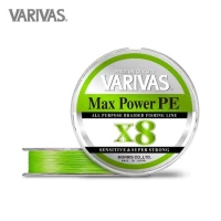 Fir Textil Varivas FIR MAX POWER PE X8 150m 16.7lb 0.148mm Lime Green Fluo Fir Textil Varivas FIR MAX POWER PE X8 150m 16.7lb 0.148mm Lime Green Fluo