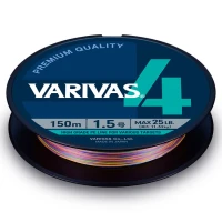 Fir Textil Varivas PE 4 Marking Edition 150m 0.165mm 18lb Vivid 5 Color