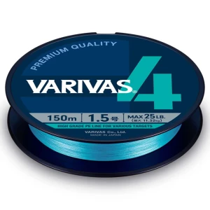 Fir Textil Varivas Pe 4 Blue Edition 150m 0.185mm 21lb Water Blue