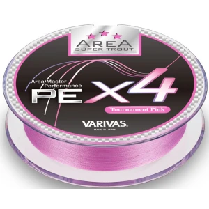 Fir Textil Varivas Super Trout Area Pe X4 Tournamet, Pink, 0.20mm, 6lbs, 75m