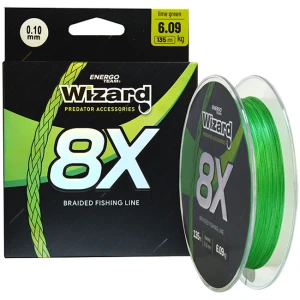 Fir Textil Wizard 8x, Lime Green, 135m, 0.40mm, 40.95kg