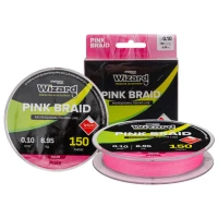 Fir Textil Wizard Pink Braid 150m, 0.13mm, 7.43kg Fir Textil Wizard Pink Braid 150m, 0.13mm, 7.43kg