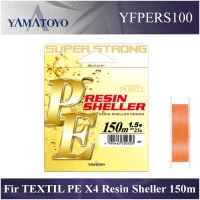 Fir Textil Yamatoyo Pe Resin Sheller Orange, 0.132mm, 150m