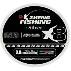 Fir Textil ZHENG FISHING PE LINE X8 Silver, 11.89kg, 0.23mm, 150m Fir Textil ZHENG FISHING PE LINE X8 Silver, 11.89kg, 0.23mm, 150m