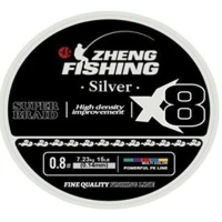 Fir Textil ZHENG FISHING PE LINE X8 Silver, 9.52kg, 0.18mm, 150m Fir Textil ZHENG FISHING PE LINE X8 Silver, 9.52kg, 0.18mm, 150m