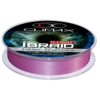 Fir textil Climax iBRAID U-LIGHT FLUO PURPLE 135m 0.04mm 3.0kg