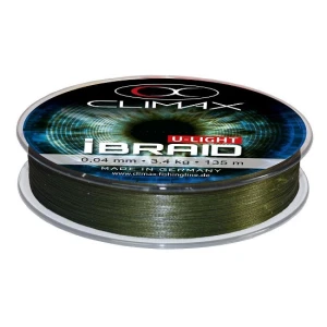 Fir textil Climax iBRAID U-LIGHT MossGreen 135m 0.08mm 6.0kg Fir textil Climax iBRAID U-LIGHT MossGreen 135m 0.08mm 6.0kg