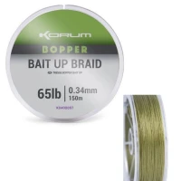Fir textil Korum Bopper Bait Up Braid 0.34mm 65lb 150m Fir textil Korum Bopper Bait Up Braid 0.34mm 65lb 150m