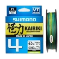 Fir textil Shimano Kairiki 4 PE Braid Multi Color 0.10mm 6.8kg 150m Fir textil Shimano Kairiki 4 PE Braid Multi Color 0.10mm 6.8kg 150m