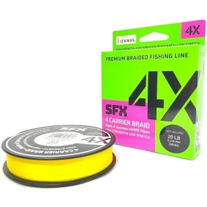 Fir Textil Sufix Sfx 4x Hot Yellow 0.148mm 7kg 135m